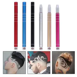 Новая мода 1 шт. прическа ручка с гравировкой + 10 лезвия триммеры для волос хобби Стайлинг для волос брови бритвенный салон ручка из