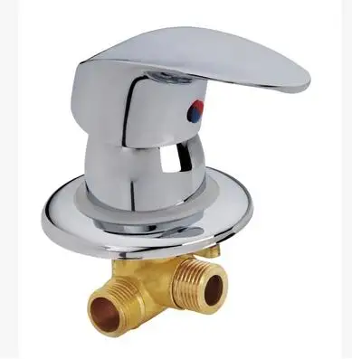 Online Grifo de ducha Válvula de mezcla de agua caliente y fría, grifo de ducha mezclador de tornillo de una manera, accesorios de mantenimiento de válvula de Ducha