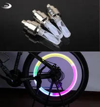 1pcs bike lights mtb mountain road bike bicycle lights LEDS Tyre Tire Valve Caps Wheel spokes LED Light auto lamp lamps BL0131