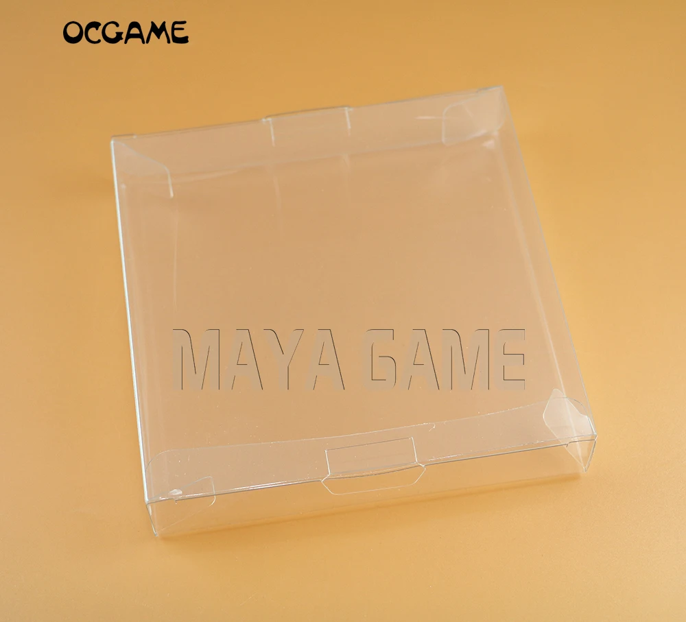 

OCGAME 30pcs/lot transparent for Gameboy Advanve Color Cartridge box Protector Case games plastic PET Protector for GBA GBC