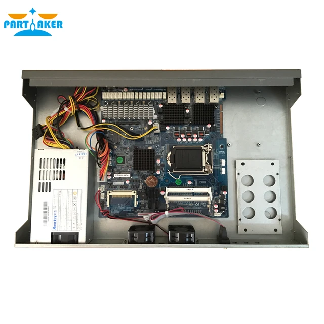 Intel Z87 Quad Core i7 4770 3,4G Сервер Firewall 1U с 4 портами 4*1000M 82574L Gigabit Nics 4* intel i350 SFP 6