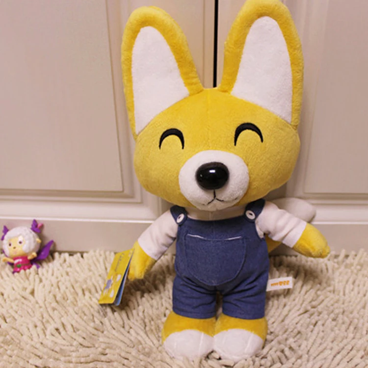 

New Kid Toys Pororo Plush Toys 30cm Cute Fox Eddy Stuffed Animals Soft Toys Doll Pelucia Brinquedos for Children Gift