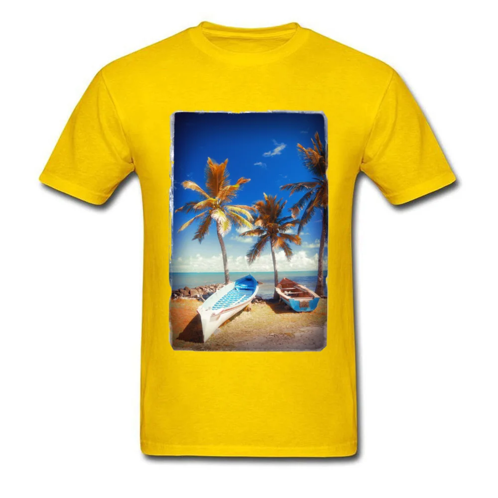 Boats and Palm_yellow