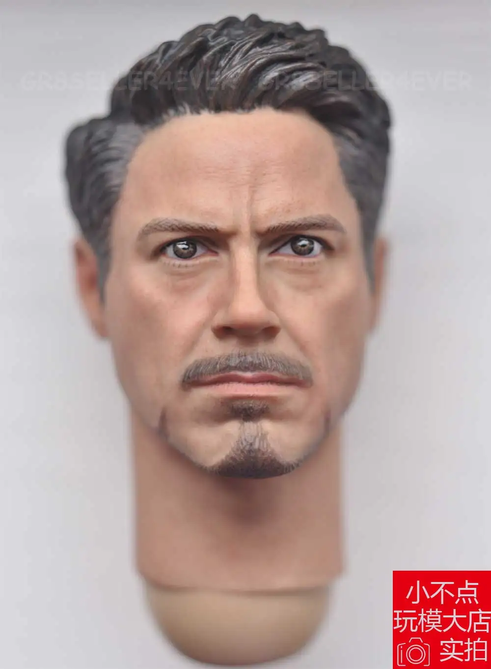 

Supreme 1/6 Scale Civil War Tony Stark Head Sculpt For Hot Toys Figure Body