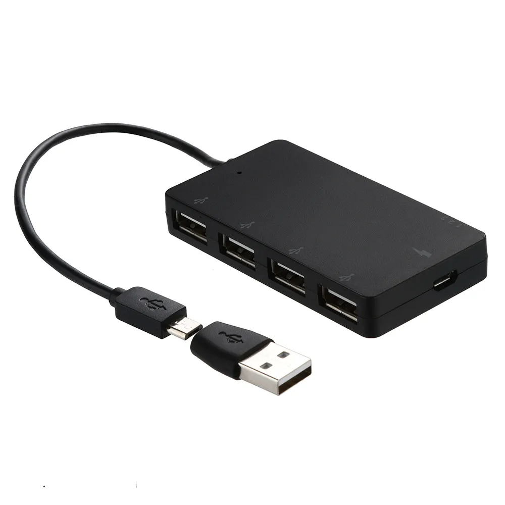 Супер Скоростной USB 2 0 концентратор + Mirco к 4 порта для ноутбука ПК ноутбук телефона