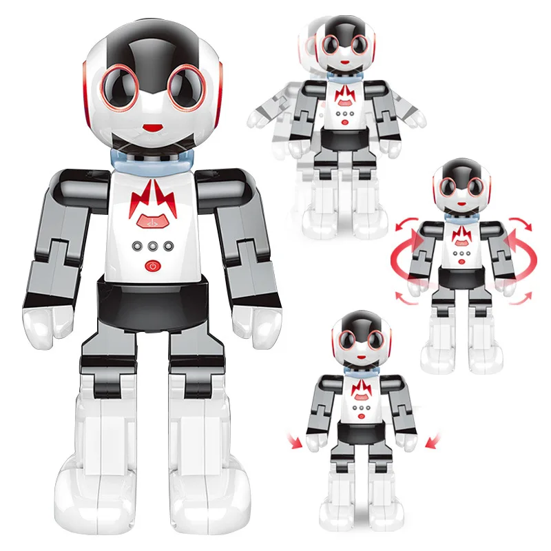 

Newest Multi-functional Intelligent Gesture Sensing Robot 2842 Dancing and Musical Electronic RC Robot Kids Birthday Toy