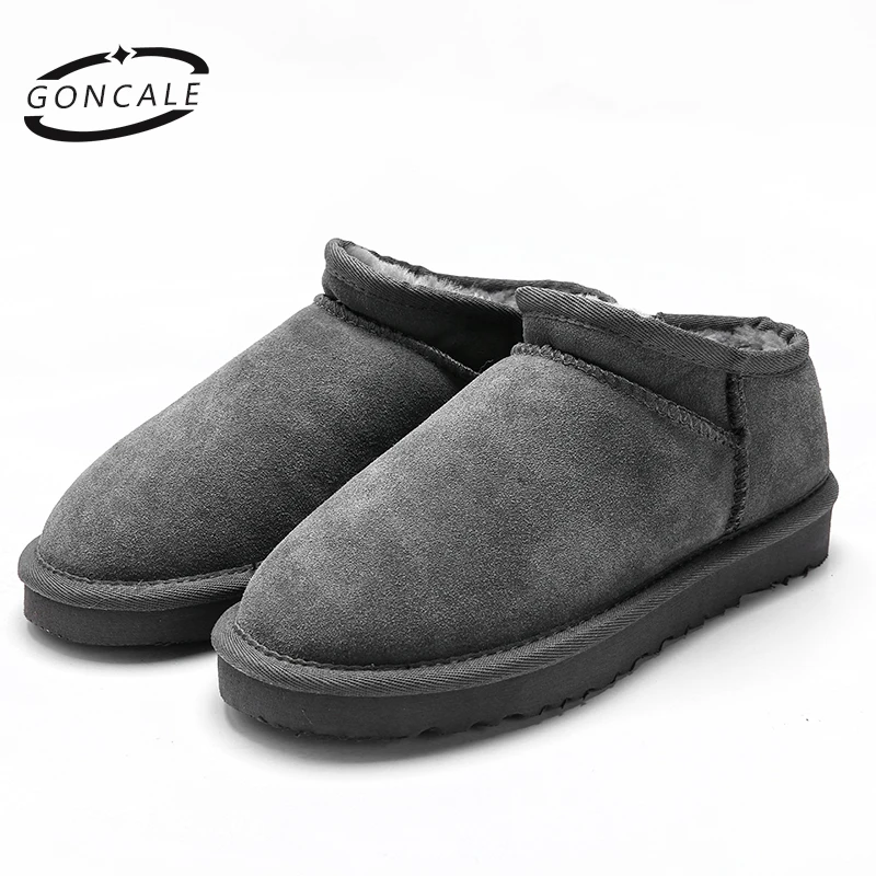 

GONCALE 2017 Fashion casual winter boots women shoes zapatos mujer sapato feminino ankle boots for women mules home