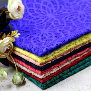 

Stretch lace cloth dress shirt spider gauze scarf skirt fabric wholesale baby