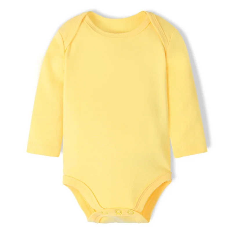 Детское демисезонное однотонное хлопковое боди с длинным рукавом|bodysuit girl|girl