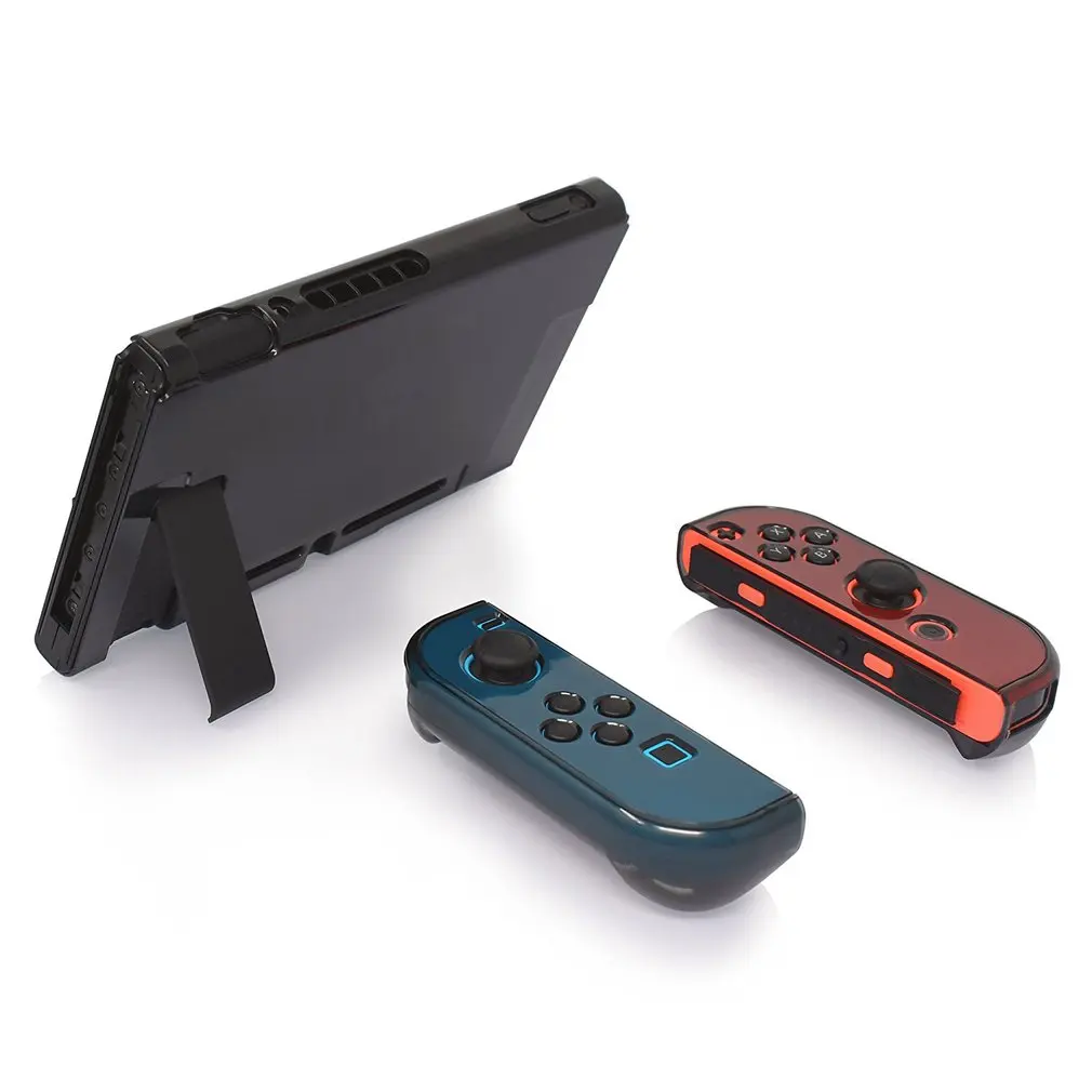 

Hard PC Protection Cover For Nintend Switch Detachable Crystal Plastic Shell Case Support TV Base Console Controller Supplies