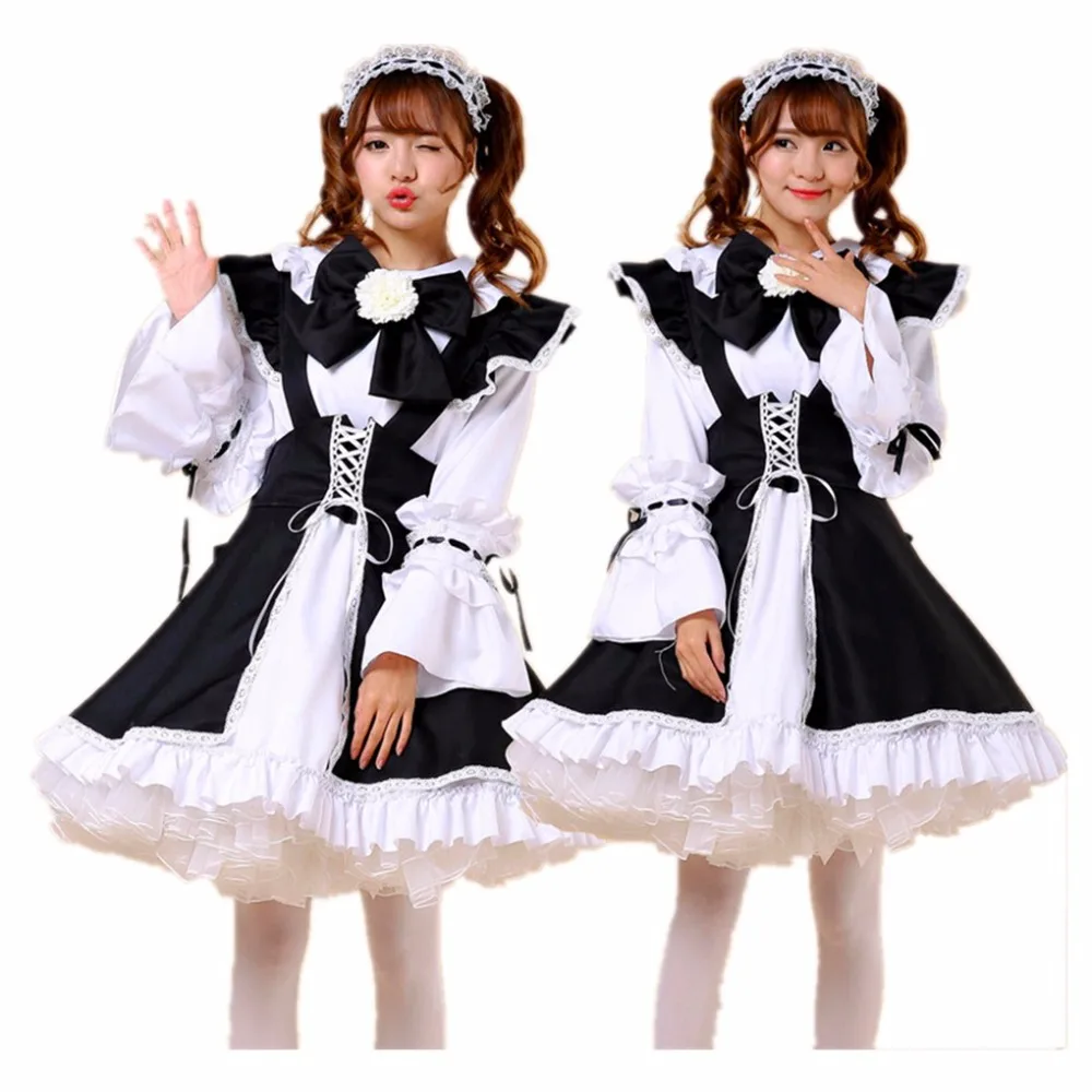 shanghai story plus size lolita dress maid cosplay costume fantasia plus size carnival costumes