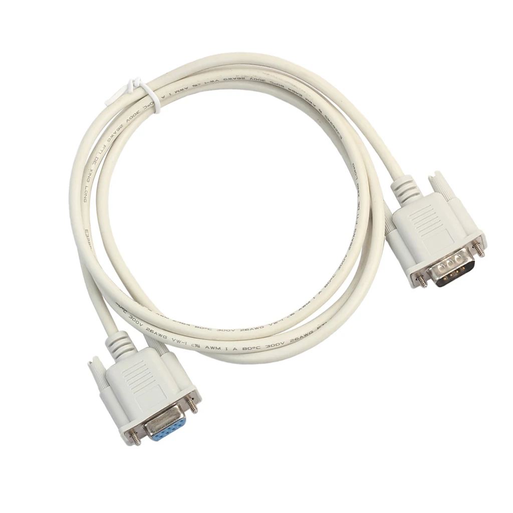 PVC RS232 Male to Female DB9 HDMI Adapter Cable Serial Port Cable 5 meters