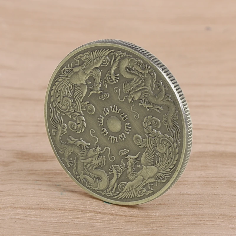 Commemorative Coins Dragon Phoenix Collection Gifts Souvenir Crafts Arts Bitcoin Drop Shipping Support