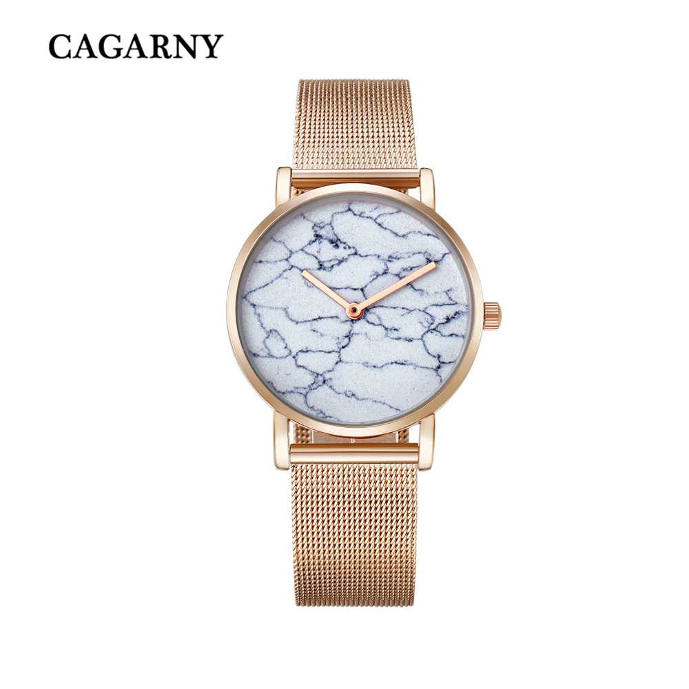 rose gold watch for women luxury brand cagarny womens quartz watches girl watch drop shipping (11)