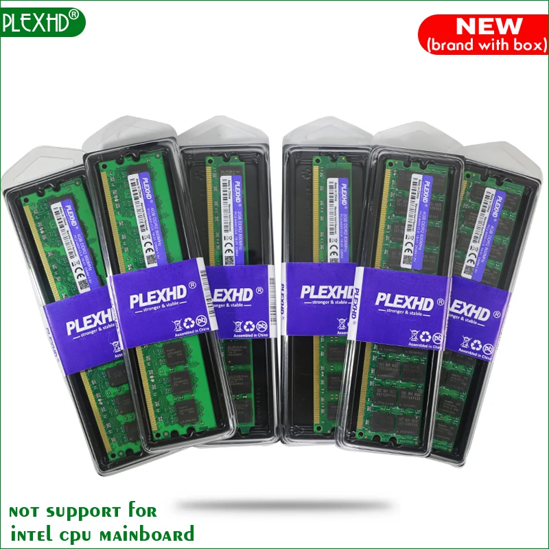 PLEXHD 8 Гб(2 шт x4гб) 8 ГБ DDR3 PC3-12800 1600 МГц PC3 12800 для настольных ПК DIMM память ram 240 контакты для AMD совместимы с системой