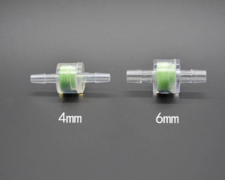 Xiciki 10er Set Aquarium-Schläuche Mit Rückschlagventil - 4mm Silikonschläuche Für Filter & Belüftung