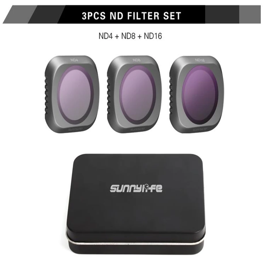 Ceny Dla DJI Mavic 2 Pro neutralna gęstość ND4 + 8 + 16 + 32 + zestaw filtrów dronowych UV + CPL szkło Mavic2 Pro profesjonalny obiektyw akcesoria ochronne