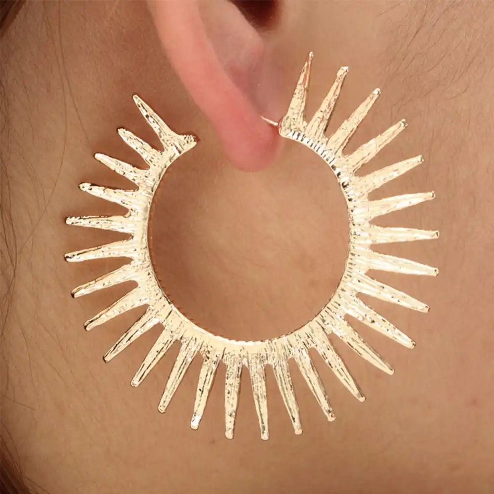 new fashion 1 pair geometric rould circle earring