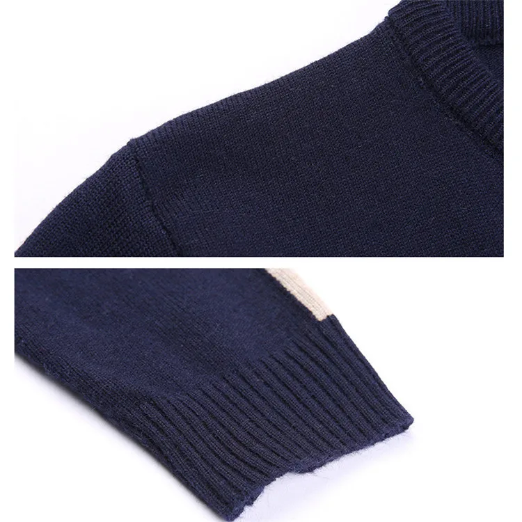 NaranjaSabor 2019 Новый мужской свитер осень зима мужской модный Повседневный тонкий шерстяной пуловер с v-образным вырезом рубашка брендовая
