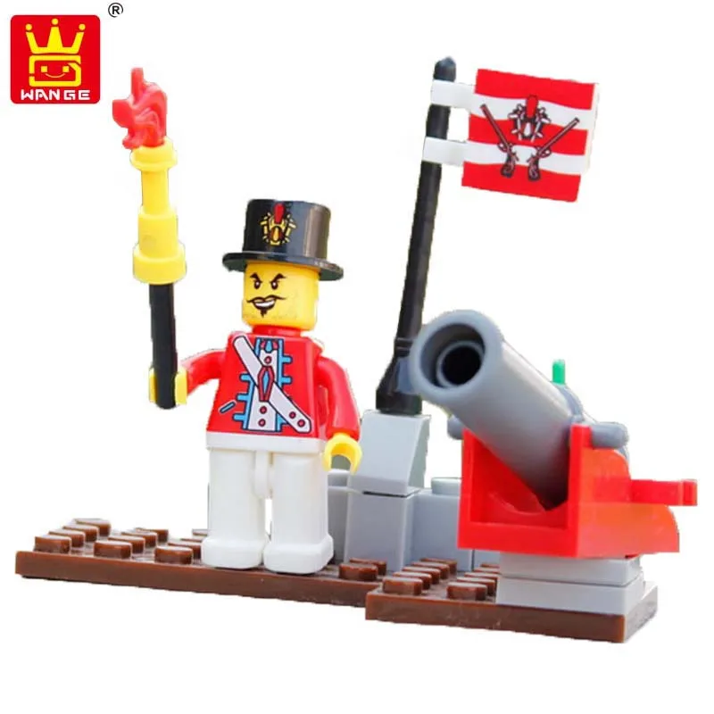 

WANGE Pirate Paradise Building Blocks Kids Educational Bricks Toys Models & Building Toy In Box Compatible With Legoe