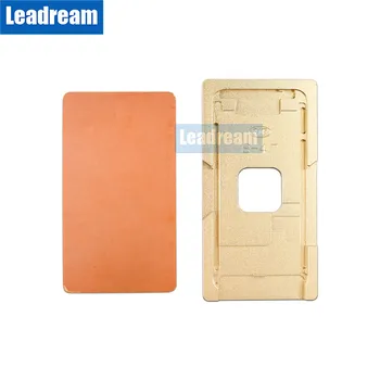 

20pcs For iPhone 6S LCD Outer Glass Laminating Mold Mat For iPhone 7 7P UV Glue Positioning Alignment Laminator Metal Mould Mat