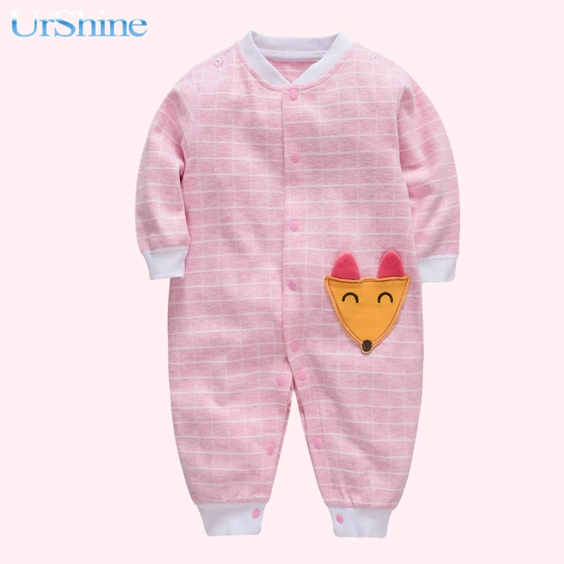 Cotton Fabric Baby Girl Romper Winter Overalls For Kids High Quality