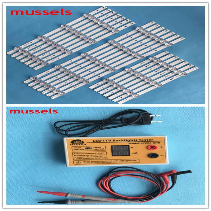 

LED Backlight strip For LG 65" TV 12Lamp 65LB5840 lnnotek DRT 65GB6310 A2 6916L 1775A 1774A Original 3pcs and LED tester 1pcs