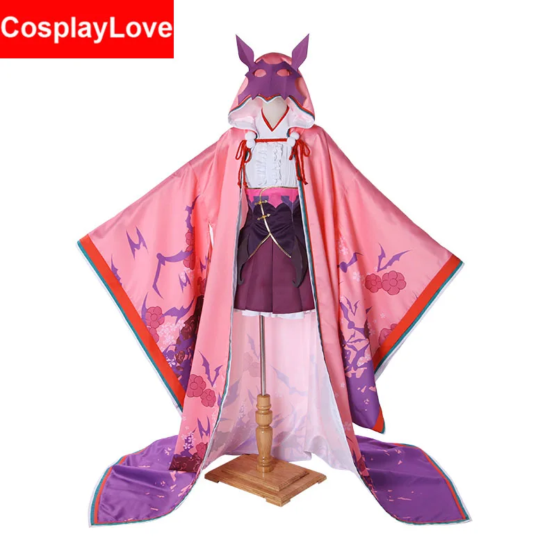 Костюм для косплея из Fate Grand Order Assassin Osakabehime платье на заказ рождества Хэллоуина