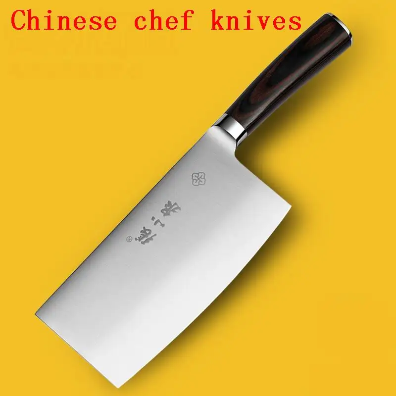 New top grade sharp knife 440c quality 8'' inch Frozen meat cutter Chef