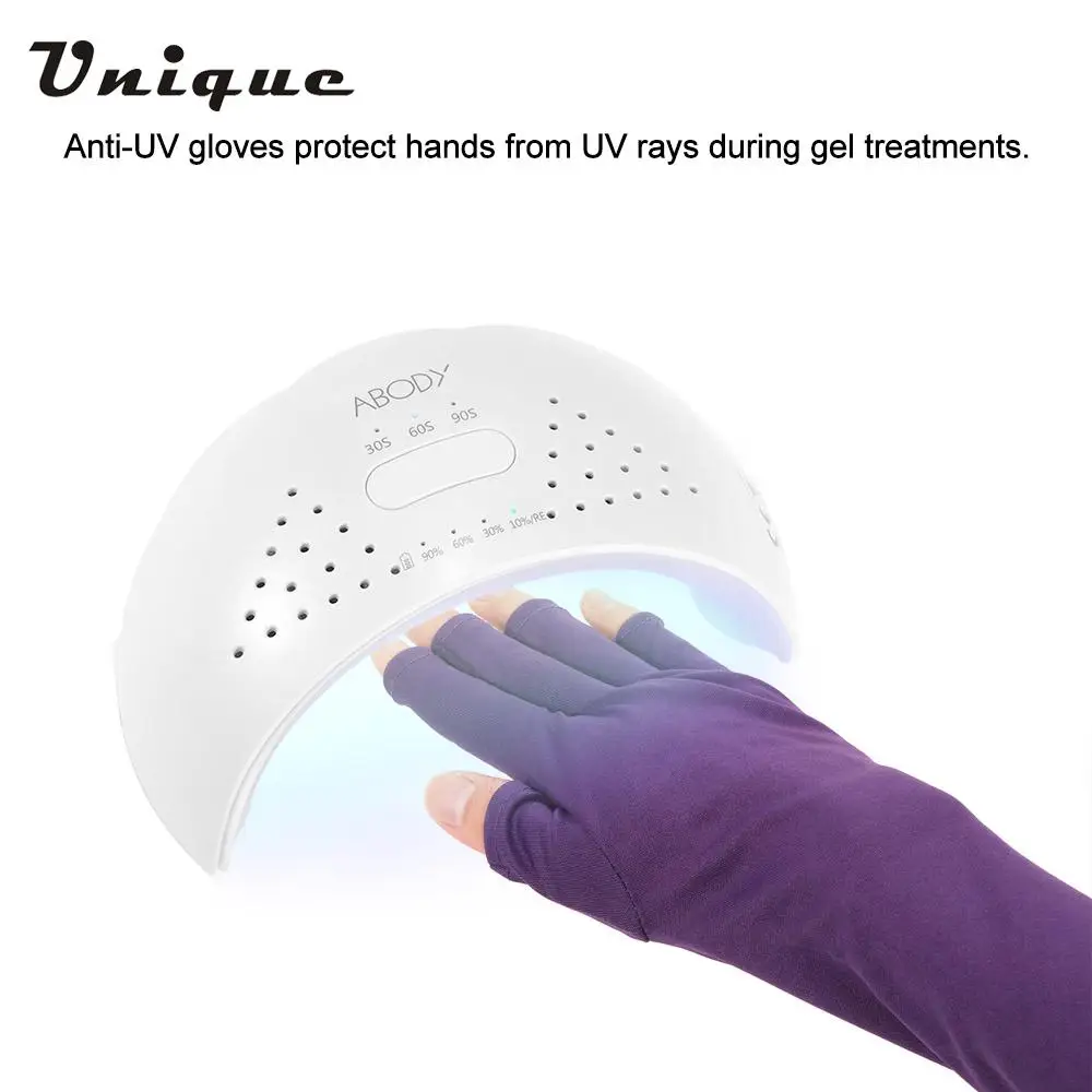 

Nail Art Protection Gloves Anti UV Glove for UV Light/Lamp Radiation Gloves Manicure Nail Art Dryer Tools