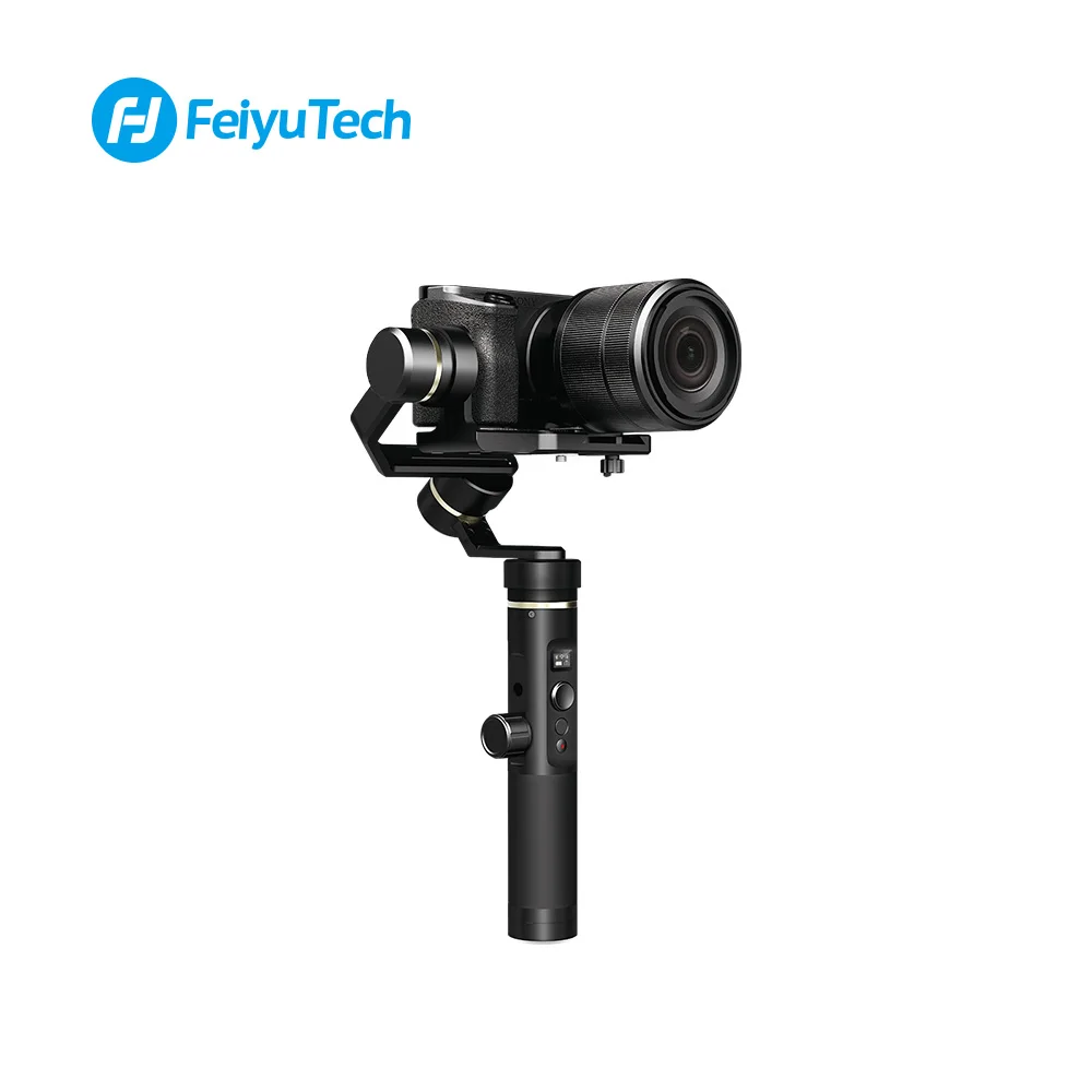 Feiyutech Feiyu G6 Plus ударопрочный ручной карданный стабилизатор для смартфона Iphone Gopro hero Canon sony camera PK Crane M