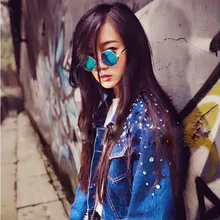 Оправы для очков женские UV400 классические круглые винтажные Ретро тонированные цветные линзы солнцезащитные очки мужские очки для занятий спортом на улице