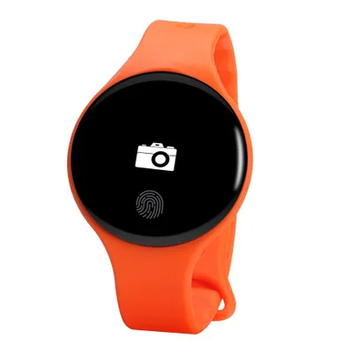 Новинка, Смарт-часы с сенсорным экраном, спортивные фитнес-часы для мужчин и женщин, Смарт-часы с датчиком движения, носимые устройства для IOS Android - Цвет: Оранжевый