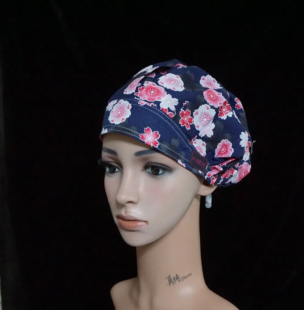 2018ZR Lab Coat Hospital Italian Surgical Cap Women Medical Caps for
