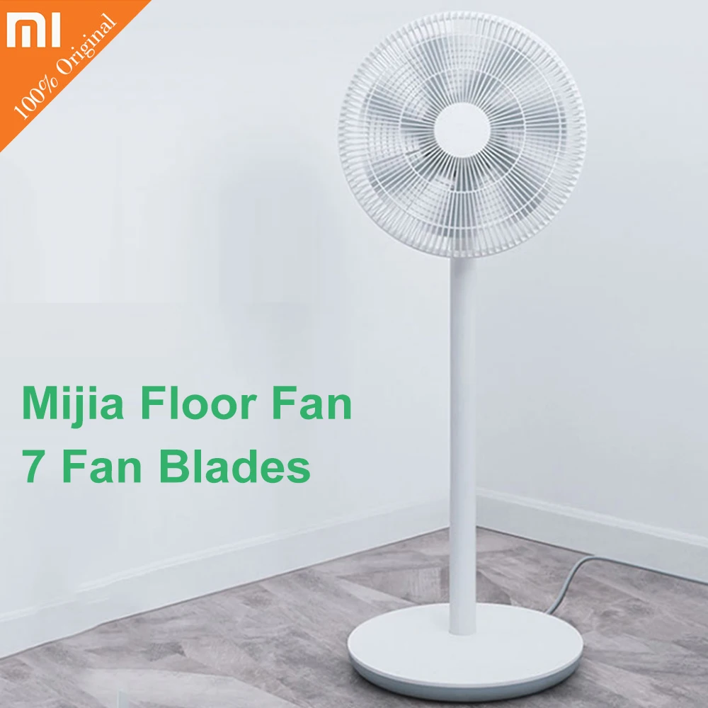 

Original Xiaomi Mi Smart DC Frequency Stand Fan WiFi Phone APP Remote Control Built In Battery Wind Floor Fan with 7 Blades