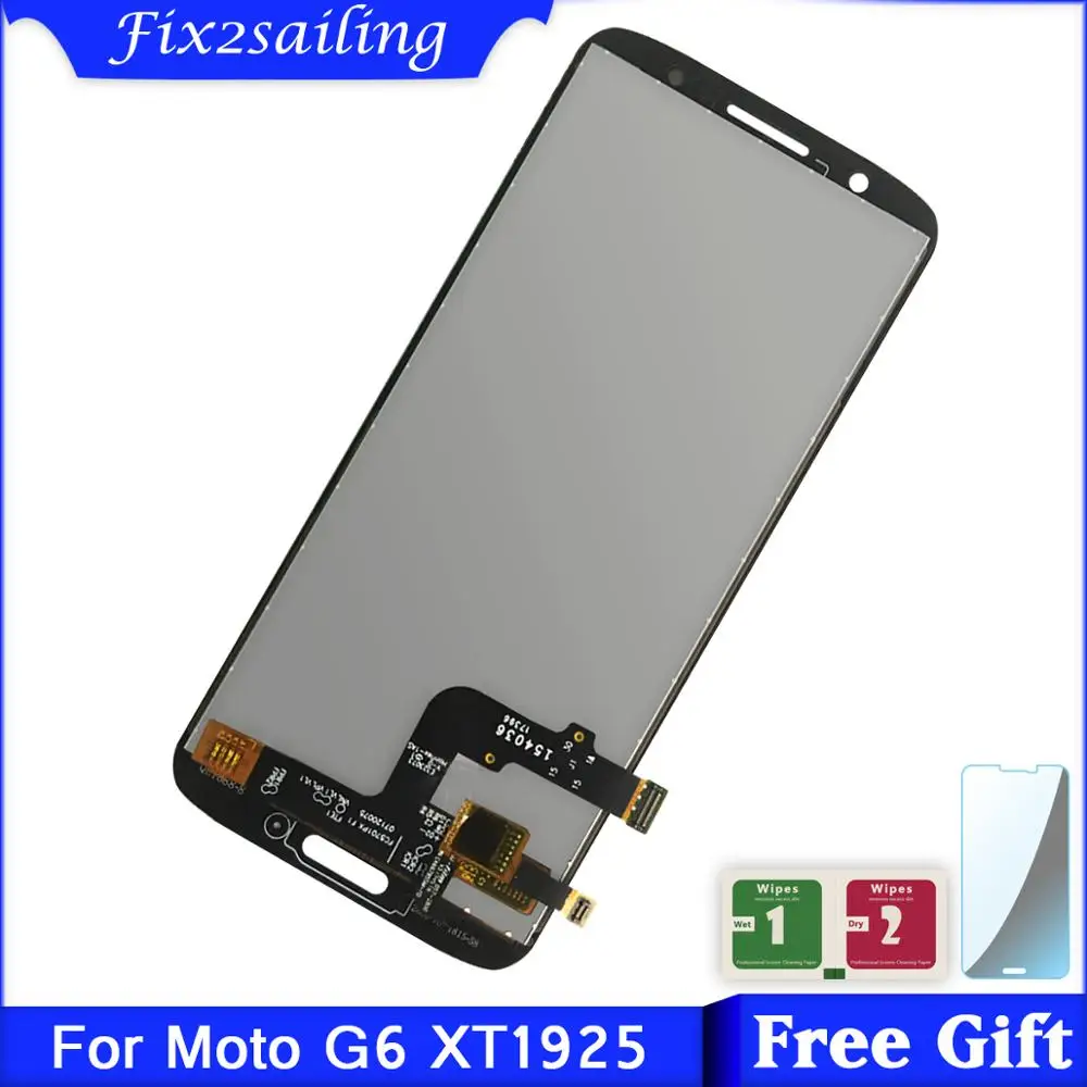 

New LCDS For Motorola Moto G6 Xt1925 XT1925-3 Xt1925-5 LCD Display + Touch Glass Digitizer Assembly