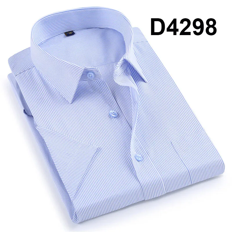 Davydaisy camisa masculina formal de manga curta,