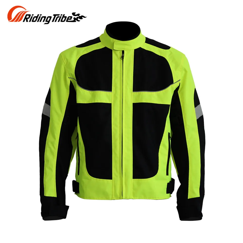 

Riding Tribe Men Motorcycle Racing Suit Clothes Motorcycle Body Armor Racing Reflective With Protector M-XXXXL