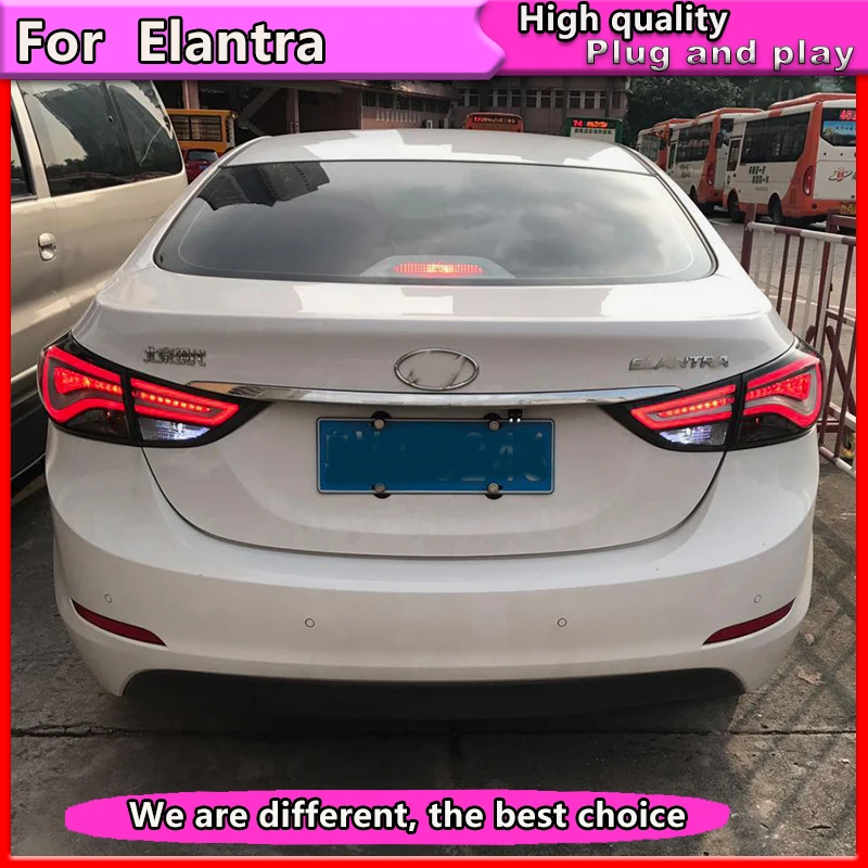 4 шт. автомобилей головной светильник для Hyundai Elantra хвост s 2011-2016 светодиодный