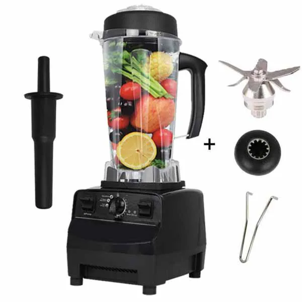 

768-2S 3 Automatic Gear Blender for Kitchen Commercial blender Mixer Juicer Smoothie Food Processor BPA Free Blender for RU