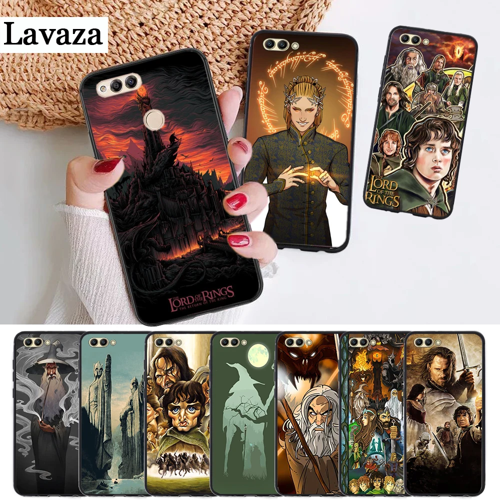 

Lavaza the lord of the rings Pattern Silicone Case for Huawei honor 6A 7A Pro 7X 8 Lite 8X 8C 9 Note 10 View 20 9X