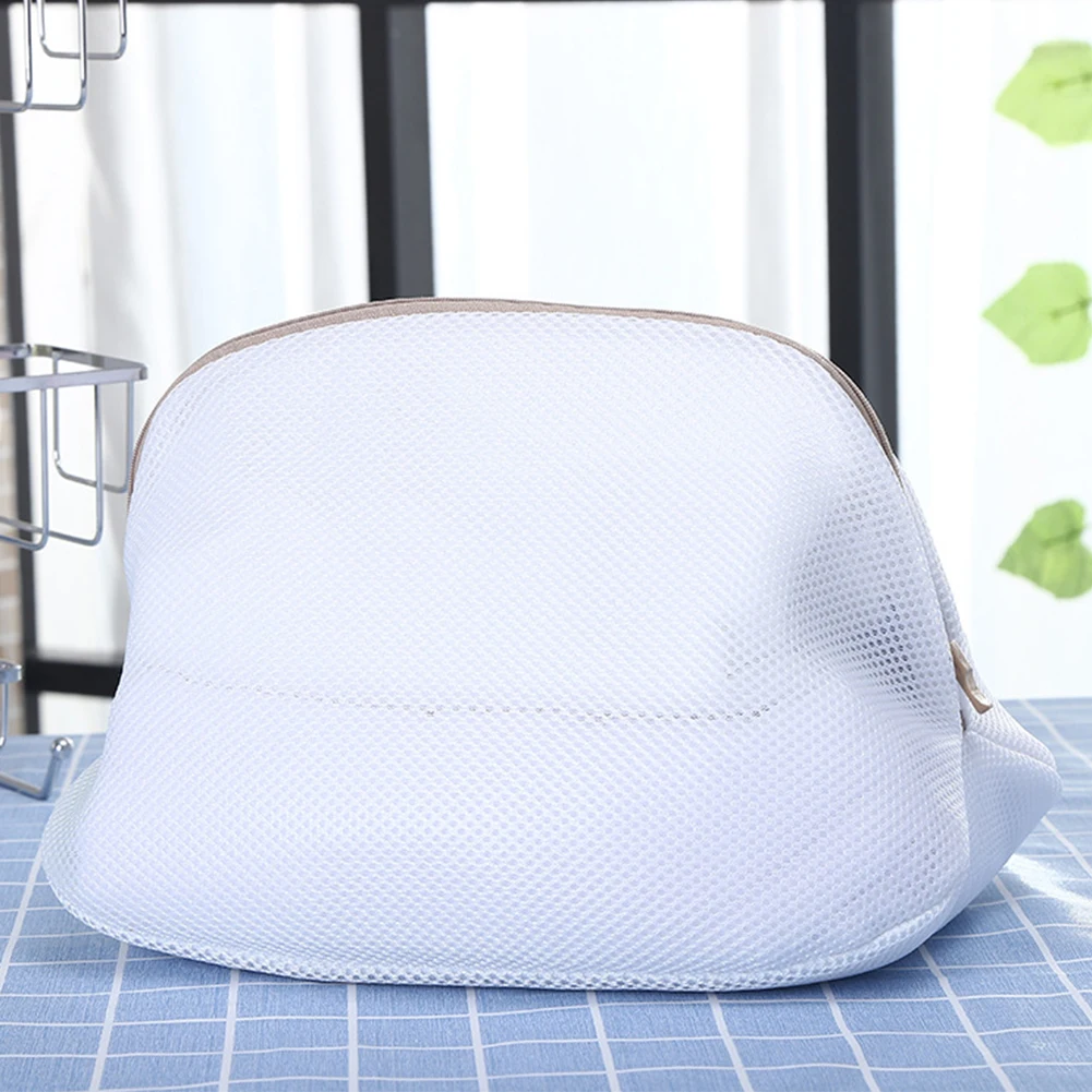

Hood Covers Laundry Bag With Zipper Protection For Shoes Washing Net Home Modern Socks Folding Bra Clothes Machine Polyester