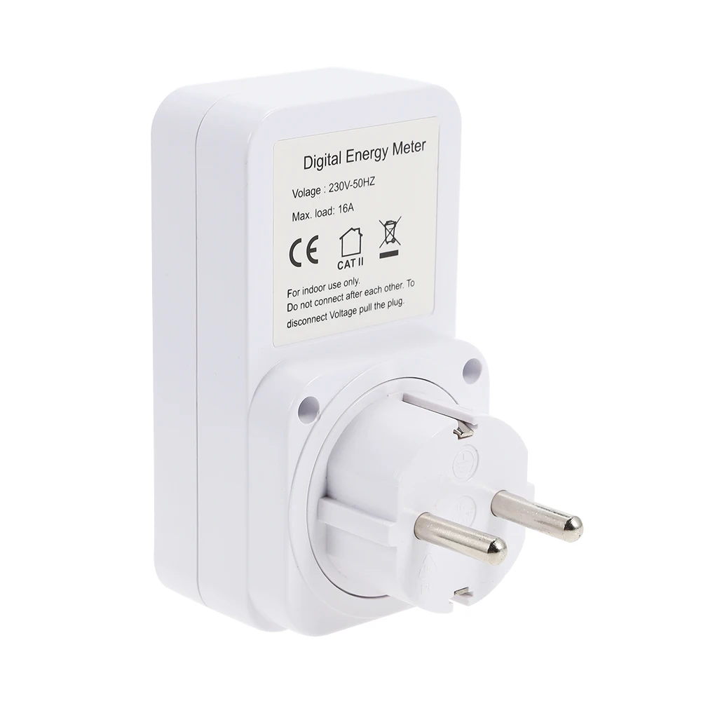 ЖК дисплей Дисплей цифровой Smart Plug энергии Мощность электричество Применение