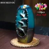 3 Color Backflow Incense Burner Ceramic Aromatherapy Furnace Lotus Smell Aromatic Home Office Incense Crafts Incense Holder ► Photo 1/6