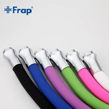 Frap tubo de silicone flexível multicolorido, mangueira flexível para torneira de cozinha 6 cores disponíveis f7250
