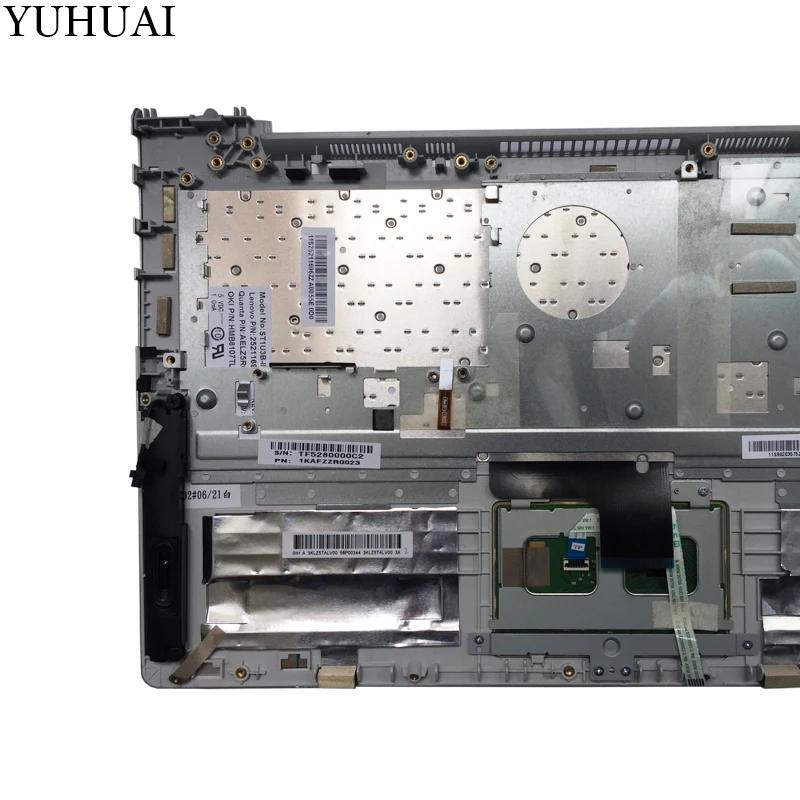  RU laptop keyboard For Lenovo U330p U330 Russian keyboard with case Palmrest Touchpad silver