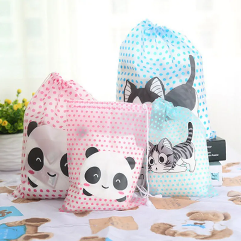 

Cartoon Transparent Cosmetic Bag Cute Panda Travel Makeup Case Women MakeUp Bath Organizer Storage Pouch Toiletry Wash Beaut Kit