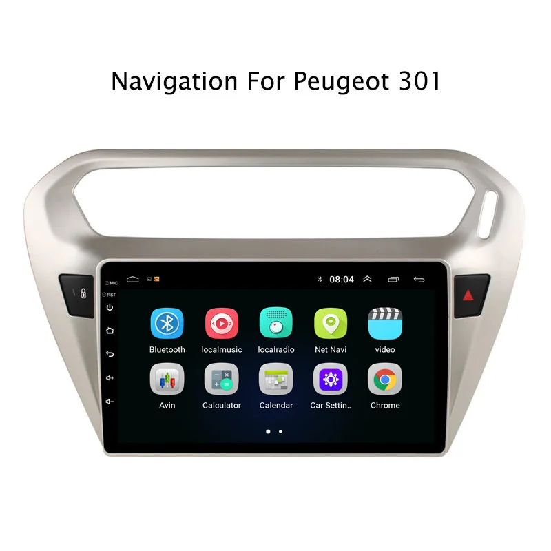 Ectwodvd 9 &quotAndroid 8 1 автомобильный dvd плеер gps навигация для peugeot 301/Citroen Elysee Радио
