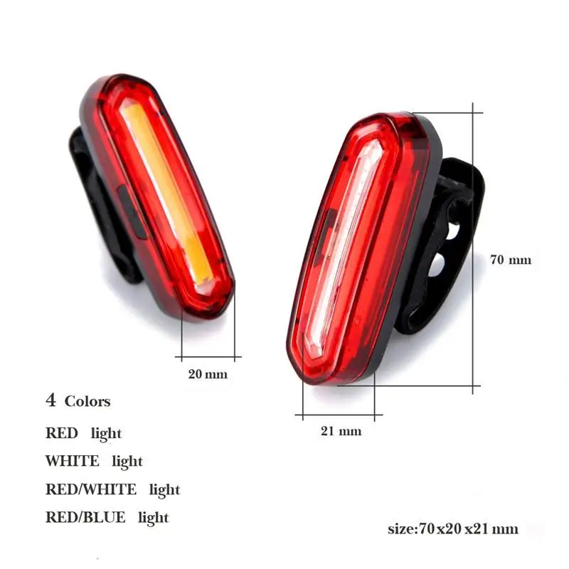 USB Перезаряжаемый велосипедный светильник 16LED 100LM велосипедные фары s горная