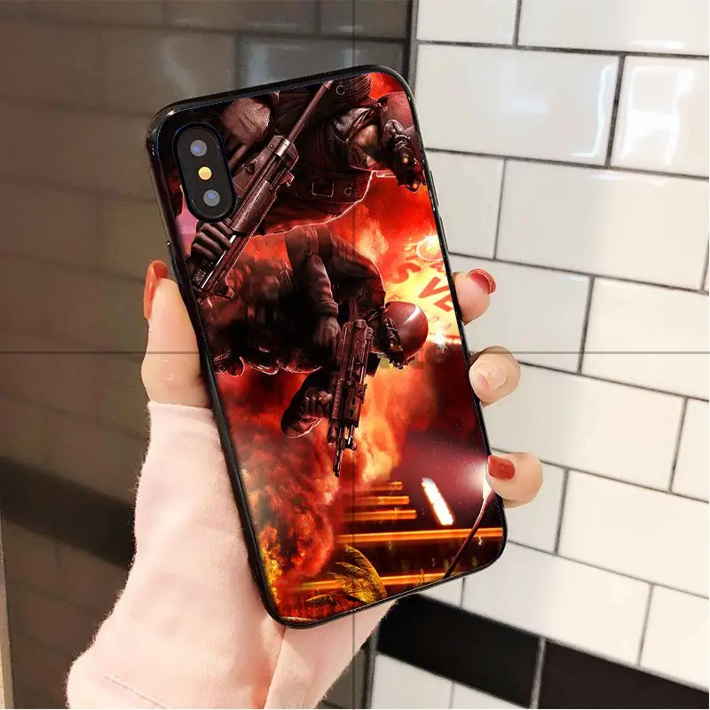 Babaite Rainbow Six Siege Coque чехол для телефона iPhone 8 7 6 6S Plus 5 5S SE XR X XS MAX Coque Shell